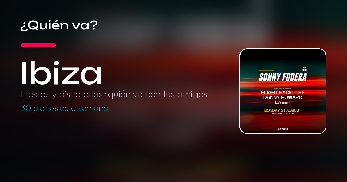 Fiestas de este fin de semana en Ibiza: agenda actualizada