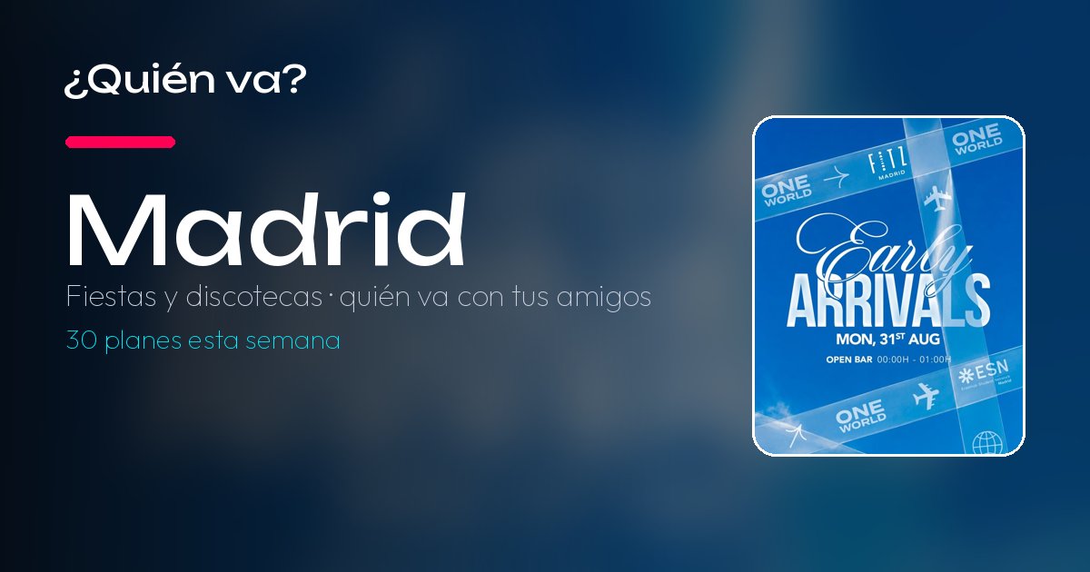 Fiestas de este fin de semana en Madrid: agenda actualizada