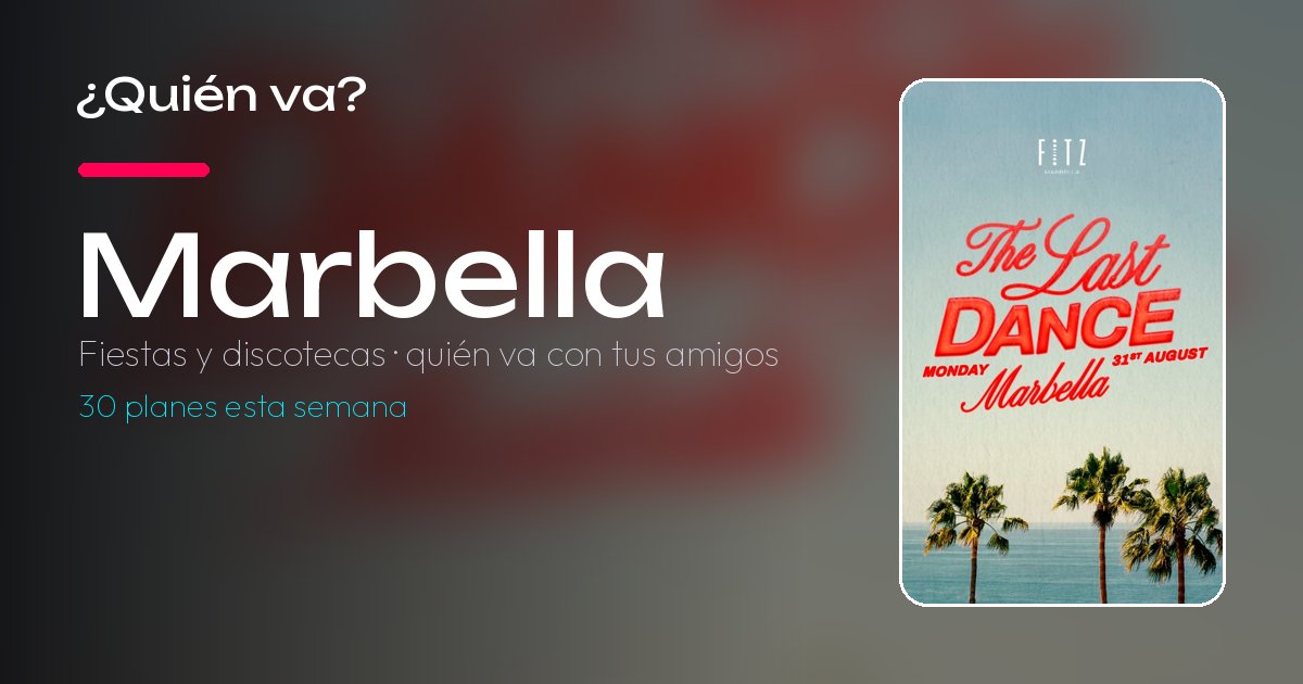 Fiestas de este fin de semana en Marbella / Puerto Banús: agenda actualizada