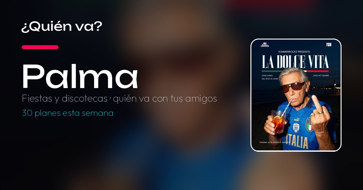 Fiestas de este fin de semana en Palma de Mallorca: agenda actualizada